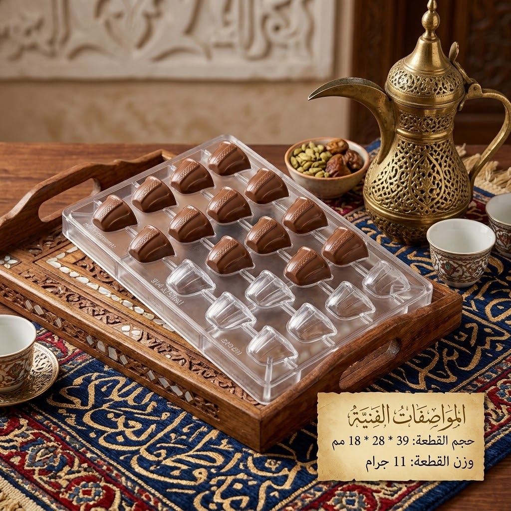 قالب شيكولاته بولى كاربونيت فنجان قهوه